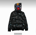 EMBROIDERY SHARK FULL-ZIP HOODIE