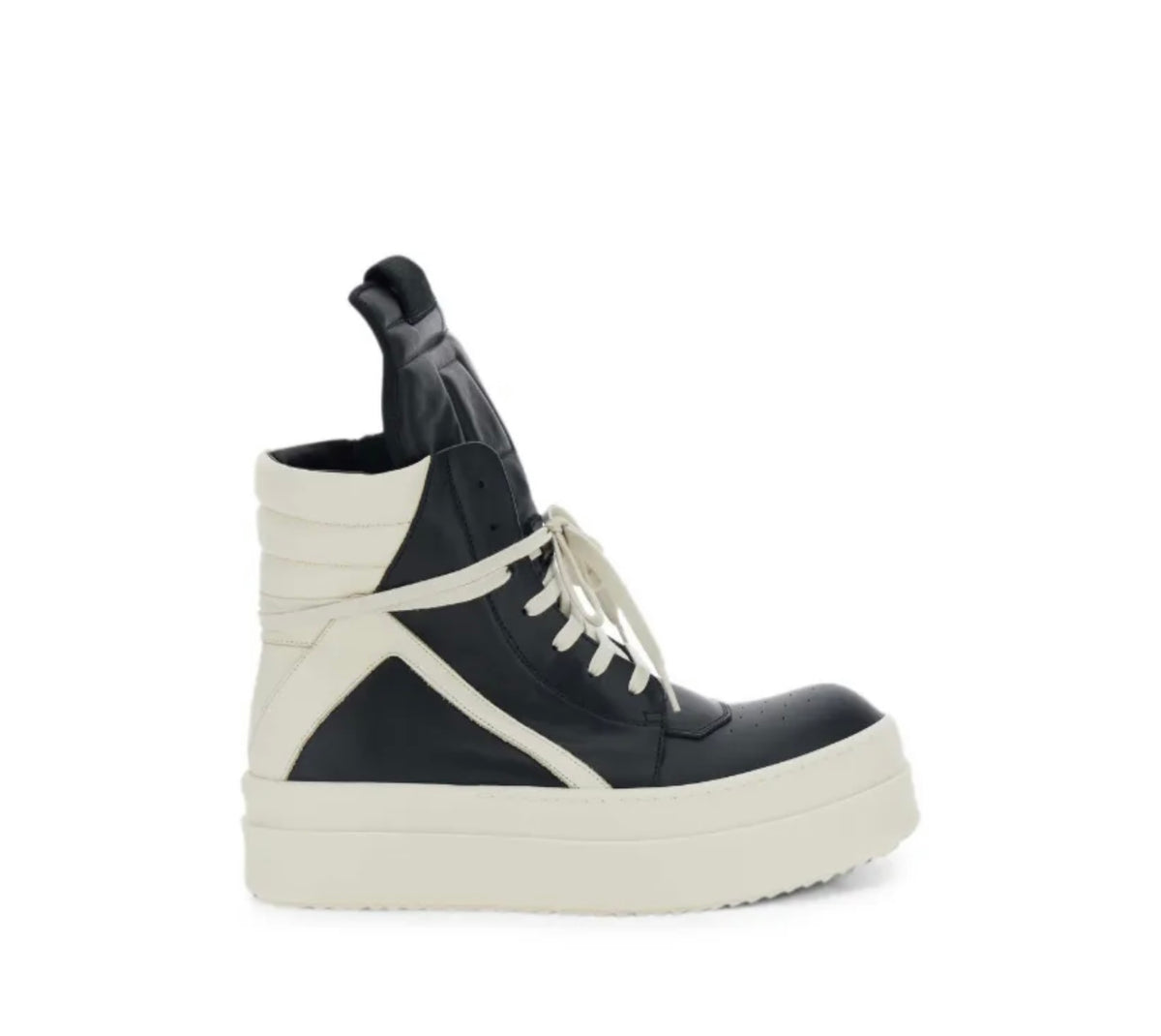 Jumbolance Geobasket Black&White Panelled Sneakers