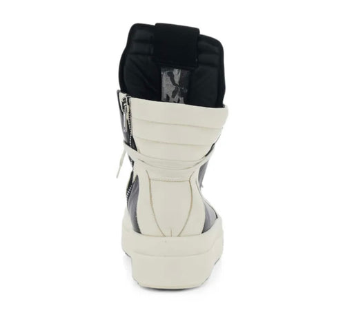 Jumbolance Geobasket Black&White Panelled Sneakers